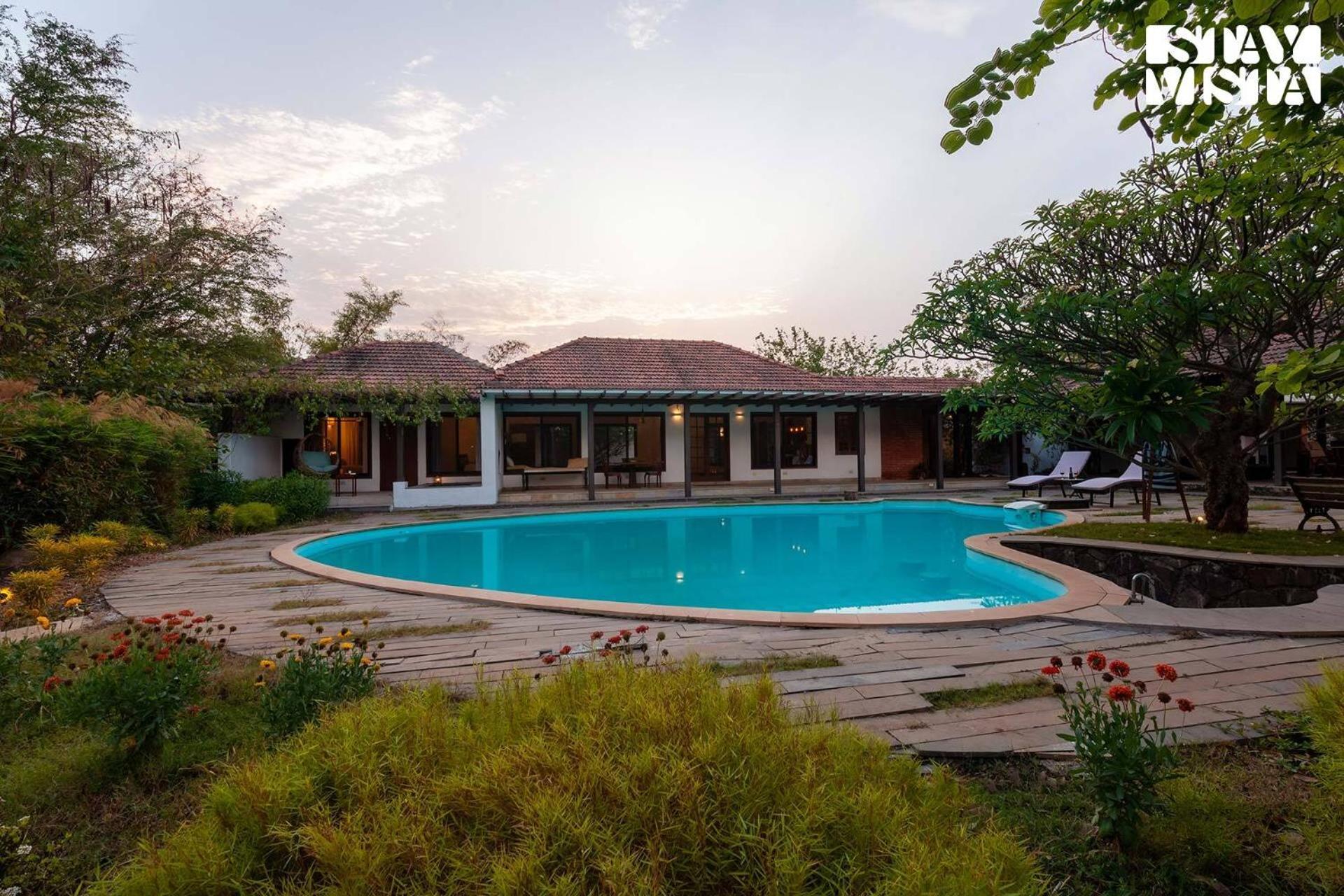 Wander Beyond By Stayvista - Featuring A Bali-Themed Abode And A Refreshing Swimming Pool Alibág Kültér fotó